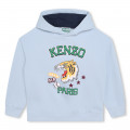 Sweat-shirt en molleton gratté KENZO KIDS pour GARCON