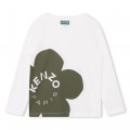 Camiseta con flor estampada KENZO KIDS para NIÑO