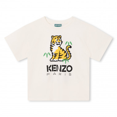 T-shirt stampata fronte retro KENZO KIDS Per RAGAZZO