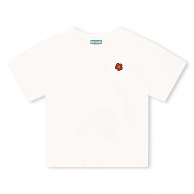 T-shirt avec badge poitrine KENZO KIDS pour GARCON
