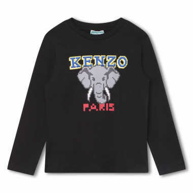 Langarm-shirt mit 3d-print KENZO KIDS Für JUNGE