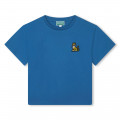 T-shirt girocollo con ricamo KENZO KIDS Per RAGAZZO