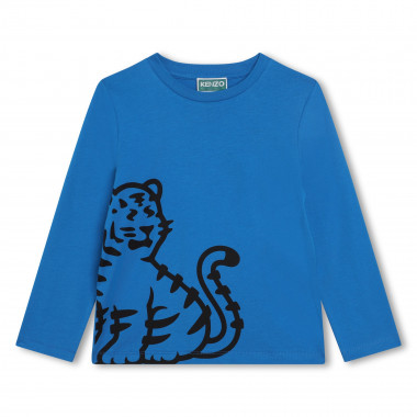 Langarm-shirt mit print KENZO KIDS Für JUNGE