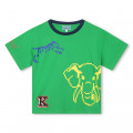 T-shirt met prints KENZO KIDS Voor