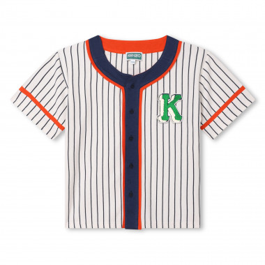 Short-sleeved striped t-shirt KENZO KIDS for BOY