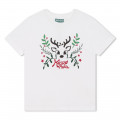 Cotton t-shirt with print KENZO KIDS for BOY