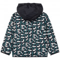 Recycled fabric jacket KENZO KIDS for BOY