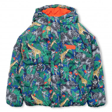 Mid-length puffer jacket KENZO KIDS for BOY