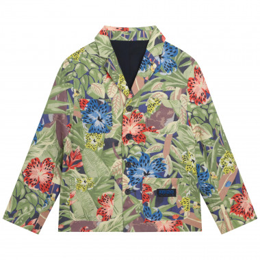 Katoenen blazer KENZO KIDS Voor