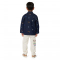 Embroidered denim jacket KENZO KIDS for BOY