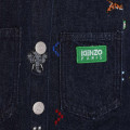 Embroidered denim jacket KENZO KIDS for BOY