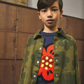 Veste en coton imprimé KENZO KIDS pour GARCON