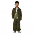 Veste en coton imprimé KENZO KIDS pour GARCON