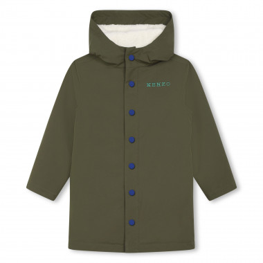 Water-repellent hooded parka KENZO KIDS for BOY