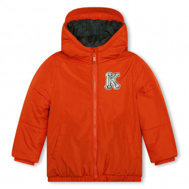 Water-repellent hooded puffer KENZO KIDS for BOY