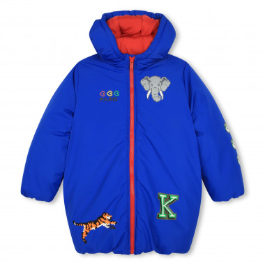 Long water-repellent puffer KENZO KIDS for BOY