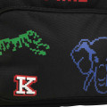 Flocked canvas backpack KENZO KIDS for UNISEX