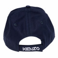 Twill baseball cap with logo KENZO KIDS for UNISEX