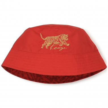 Reversible embroidered bucket hat KENZO KIDS for UNISEX