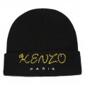Embroidered knitted hat KENZO KIDS for UNISEX