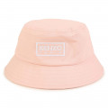 Cotton-lined bucket hat KENZO KIDS for UNISEX