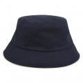 Cotton-lined bucket hat KENZO KIDS for UNISEX