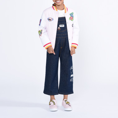 Denim dungarees KENZO KIDS for UNISEX