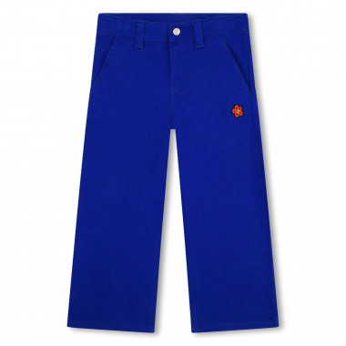 Pantaloni in tela di cotone KENZO KIDS Per UNISEX