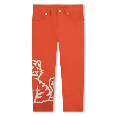 Adjustable cotton trousers KENZO KIDS for UNISEX