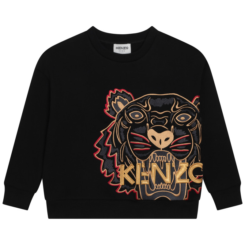 Kenzo black top and gold sweatshirt
