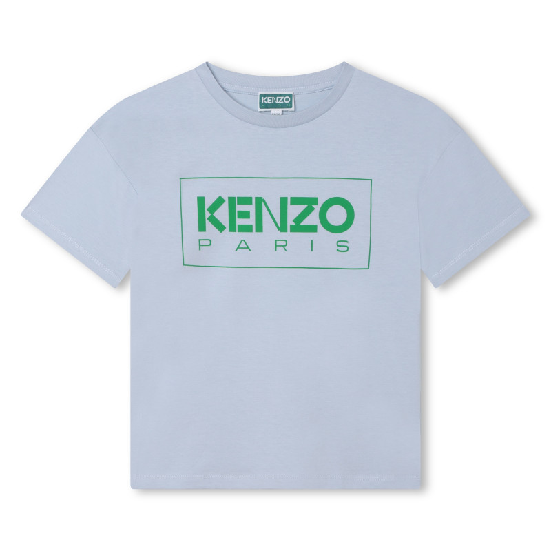 KENZO KIDS T shirt manches courtes unisexe bleu Kids around