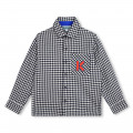 Chemise à carreaux en flanelle KENZO KIDS pour UNISEXE