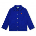 Cotton press-stud jacket KENZO KIDS for UNISEX
