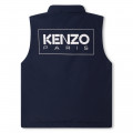 Water-repellent zip-up puffer KENZO KIDS for UNISEX