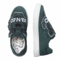Hook-and-loop leather trainers KENZO KIDS for UNISEX