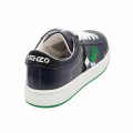 Embroidered lace-up leather trainers KENZO KIDS for UNISEX