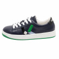 Embroidered lace-up leather trainers KENZO KIDS for UNISEX