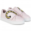 Leather hook-and-loop trainers KENZO KIDS for UNISEX