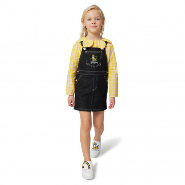 Baskets bande auto-agrippanteées cuir brodé KENZO KIDS pour UNISEXE