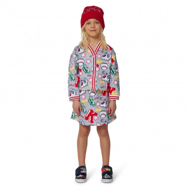 Baskets brodées à bandes auto-agrippantes KENZO KIDS pour UNISEXE