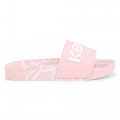 Rubberen slippers KENZO KIDS Voor