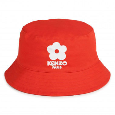 Cotton sun hat with print KENZO KIDS for UNISEX
