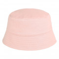 Reversible cotton sun hat KENZO KIDS for UNISEX