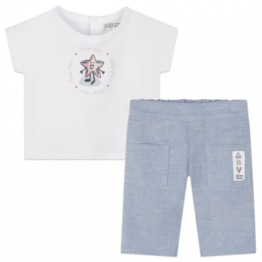 Conjunto pantalón y camiseta KENZO KIDS para NIÑA