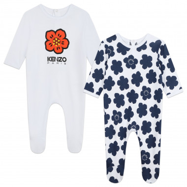 Pyjama's met Boke Flower-print  Voor