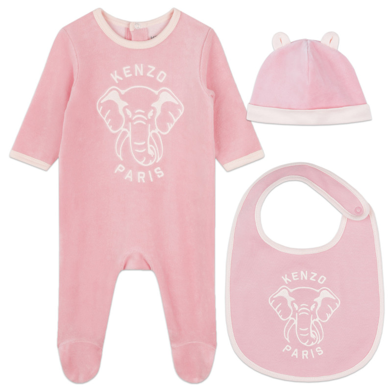 KENZO KIDS Ensemble cadeau 3 pi ces b b rose Kids around