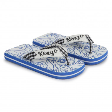 Flip-flops with printed insole KENZO KIDS for UNISEX