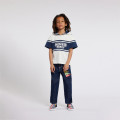 Sneakers a righe stampate KENZO KIDS Per UNISEX