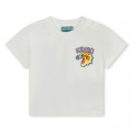 T-shirt com molas de pressão KENZO KIDS para RAPARIGA