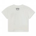 T-shirt com molas de pressão KENZO KIDS para RAPARIGA